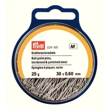 Acélgombostű rozsdamentes, szupervékony 30x0,60 mm, 25 gr.