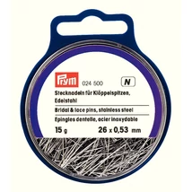 Acélgombostű 26x0,53 mm, 15 gr.