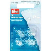Műanyag gomb magas hőmérsékletű mosáshoz, 17 mm, 16 db-os