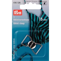 Bikini csat ezüst, 15mm, 1 db-os