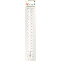 Cipzár, csipkés (fehér, 20 cm)