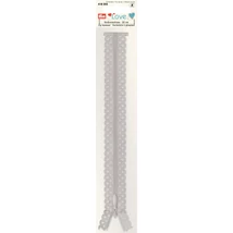 Cipzár, csipkés (világosszürke, 20 cm)