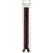 Cipzár, csipkés (barna, 20 cm)