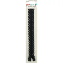 Cipzár, csipkés (sötétszürke, 40 cm)