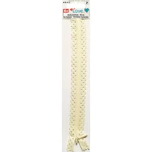 Cipzár, csipkés (ekrü, 40 cm)