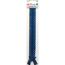 Cipzár, csipkés (sötétkék, 40 cm)