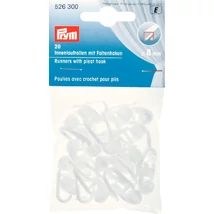 Függönykapocs fehér 8 mm-es