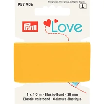 Prym Love elasztikus pánt - citromsárga