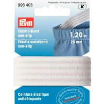 Derékgumi fehér 25 mm