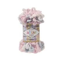Puffy Color 5864 - rózsaszín-fehér-halványszürke