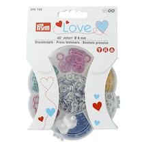 Prym Love Jersey patentozó szett 8 mm-es 6 színű