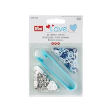 Prym Love Jersey patentozó szett 8 mm-es (kék)