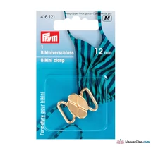 Bikini csat arany, matt, 12 mm, 1 db-os