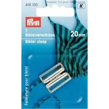 Bikini csat ezüst, 20mm, 1 db-os