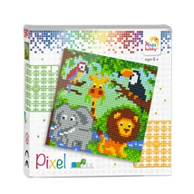 Pixel szett 4 alaplapos - állatkert