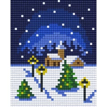 Pixelhobby minta - havas táj