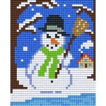 Pixelhobby minta - hóember
