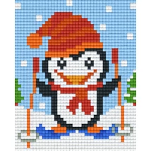Pixelhobby minta - síelő pingvin