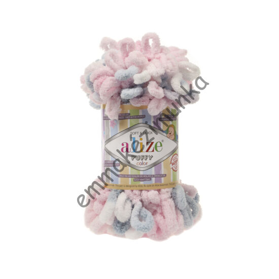 Puffy Color 5864 - rózsaszín-fehér-halványszürke