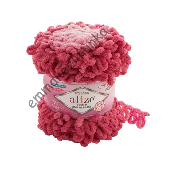 Puffy ombre batik 7418 - rózsaszín
