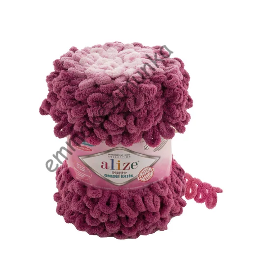Puffy ombre batik 7426 - fukszia