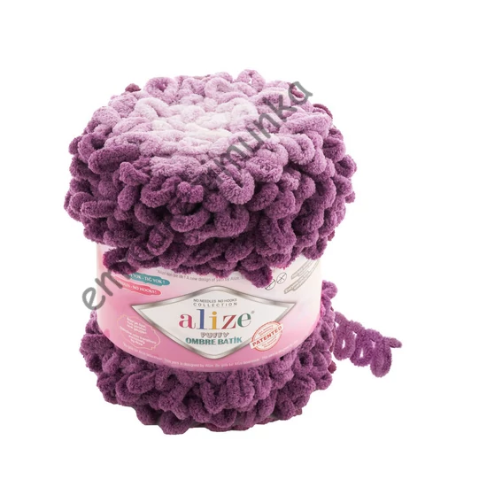 Puffy ombre batik 7427 - lila