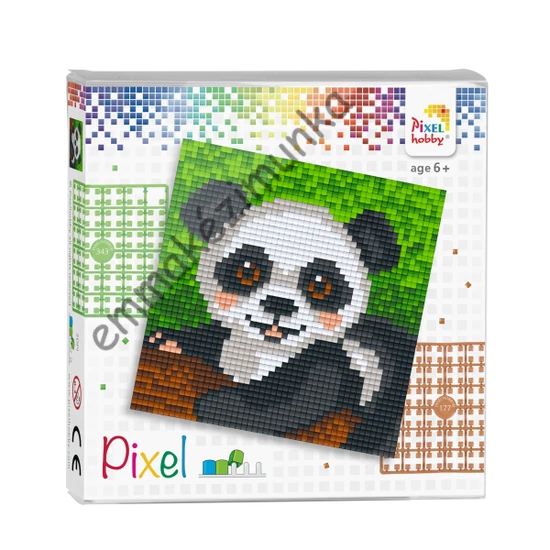 Pixel szett 4 alaplapos - Panda