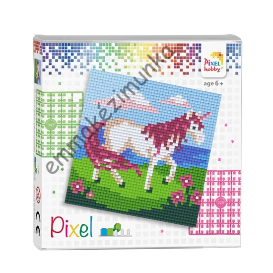 Pixel szett 4 alaplapos - Unikornis
