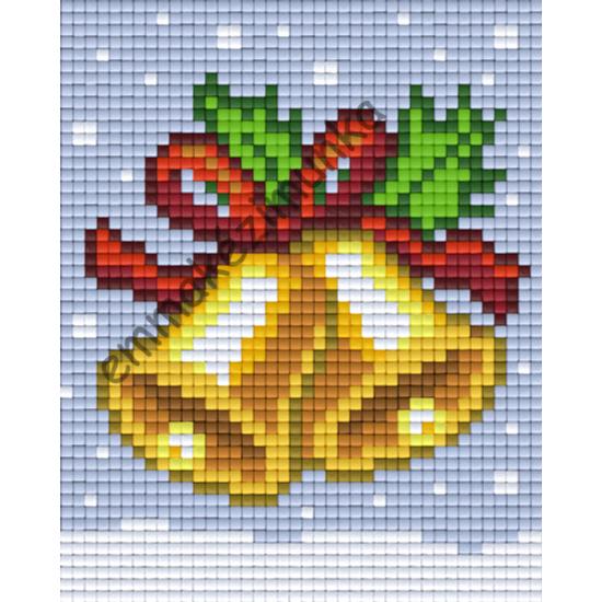 Pixelhobby minta - karácsonyi csengettyű